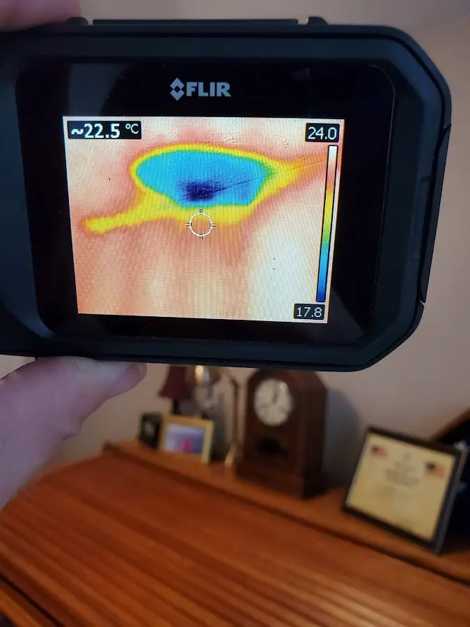Thermal imaging inspection for water damage in Booneville